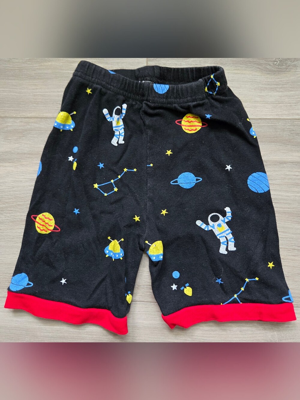 Toddler Boys Space PJ Shorts